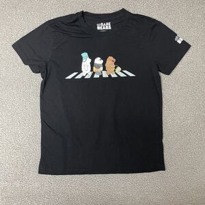 Cartoon Network Mens We Bare Bears‎ beatles Funny Shirt small
